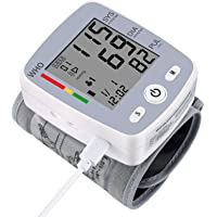 Los mejores  - U-Kiss Tensiómetro de muñeca- monitor de presión sanguínea para el hogar o portátil (Gris)
